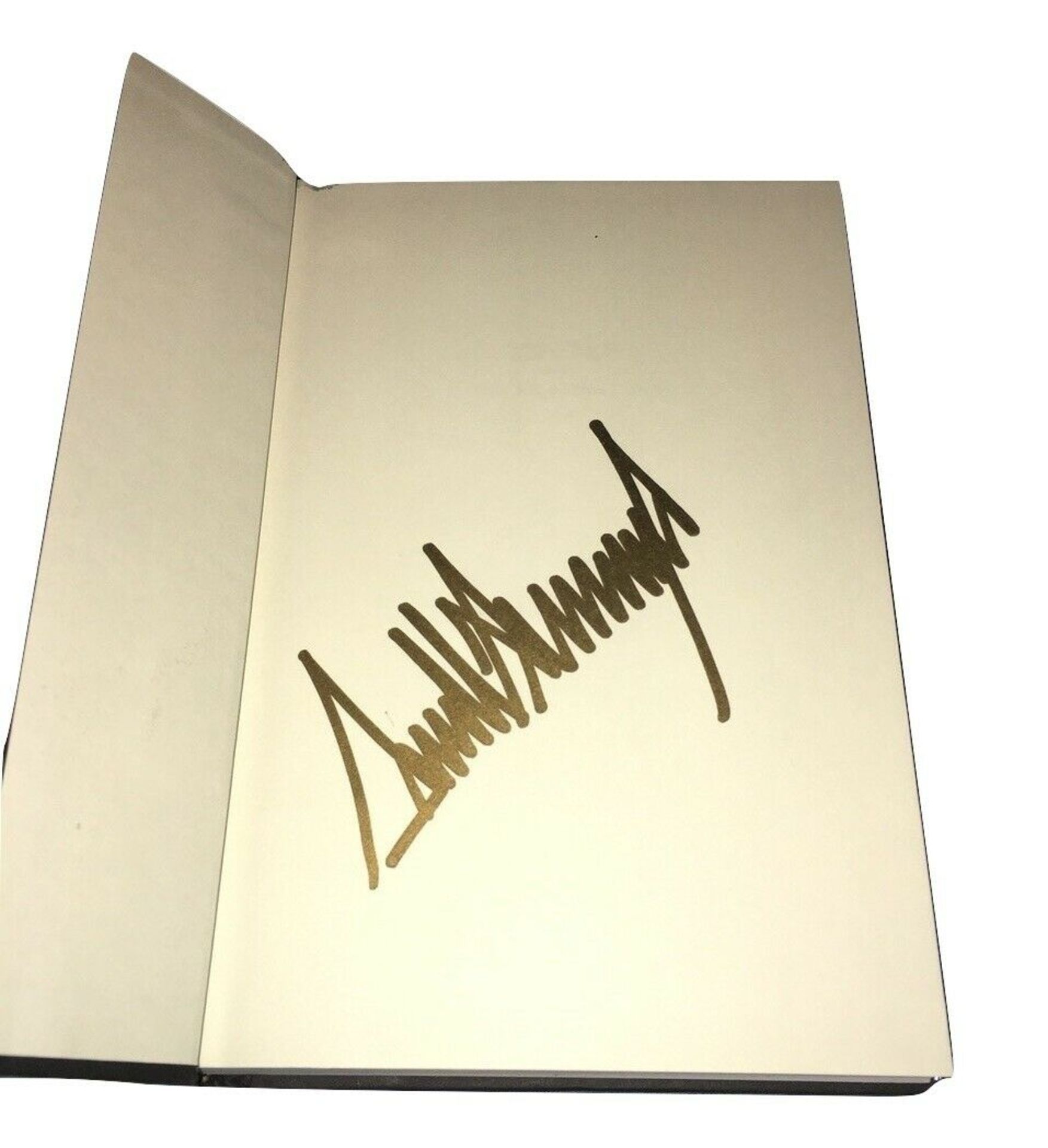 Donald Trump The Art of The Deal Hand Signed Book Autograph US President - Image 4 of 4