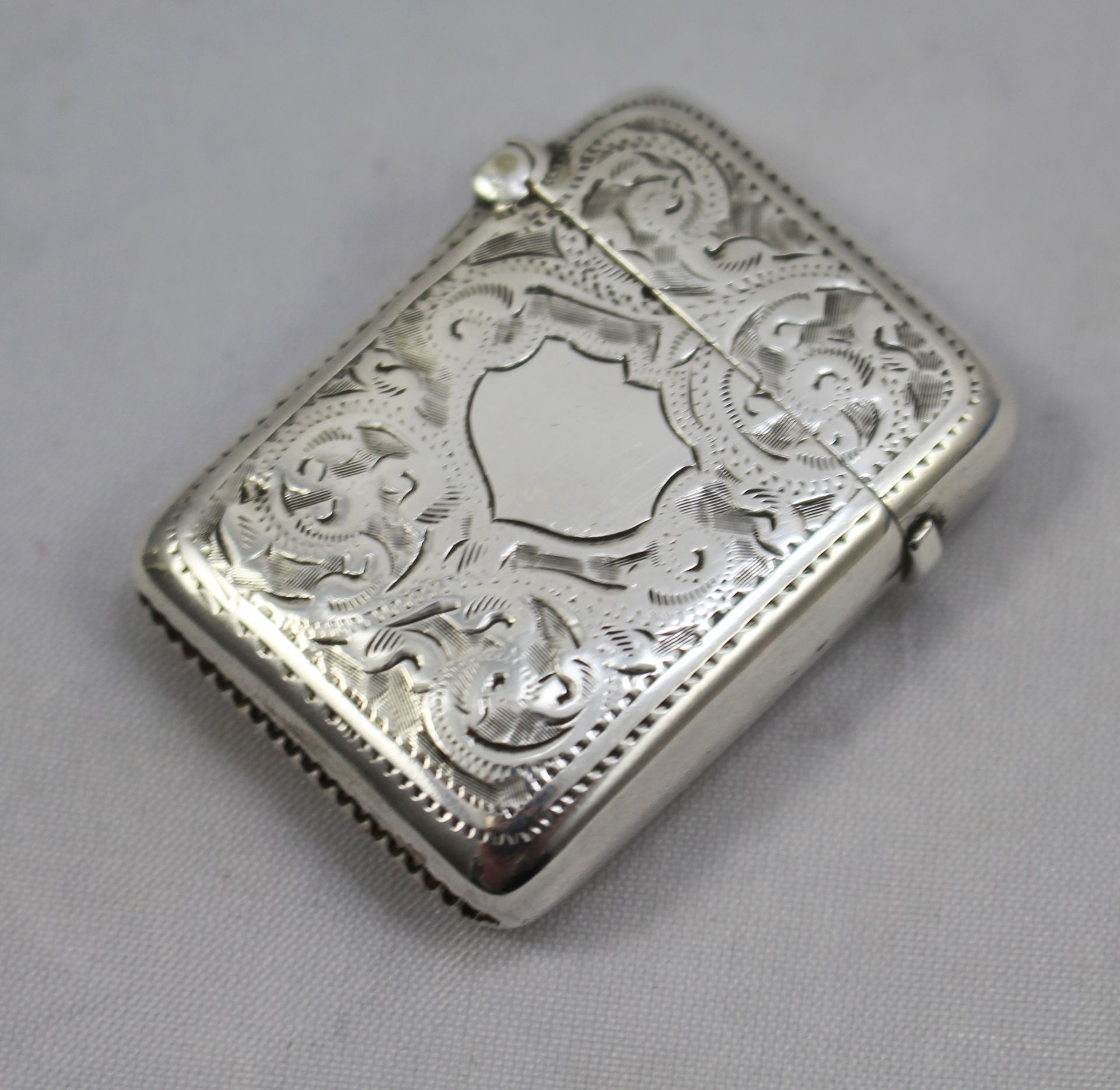 Late 19th c. Silver Vesta Case Birmingham 1898