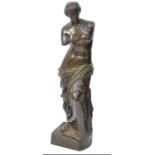 Large C19th bronze of Venice de Milo 65 cms tall