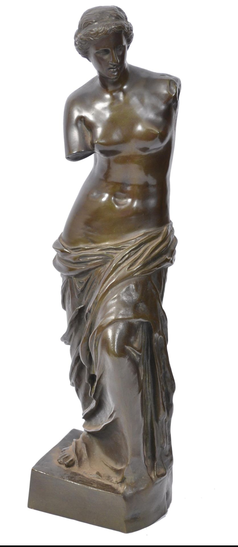 Large C19th bronze of Venice de Milo 65 cms tall