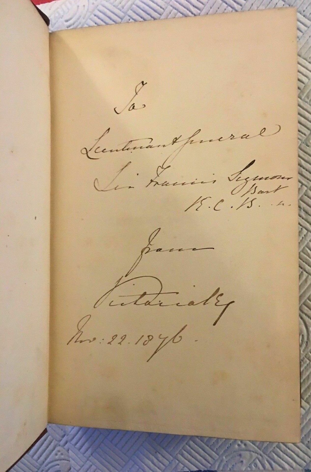 5 QUEEN VICTORIA HAND SIGNED PRINCE CONSORT VOL I - V BOOKS AUTOGRAPH - Image 9 of 20