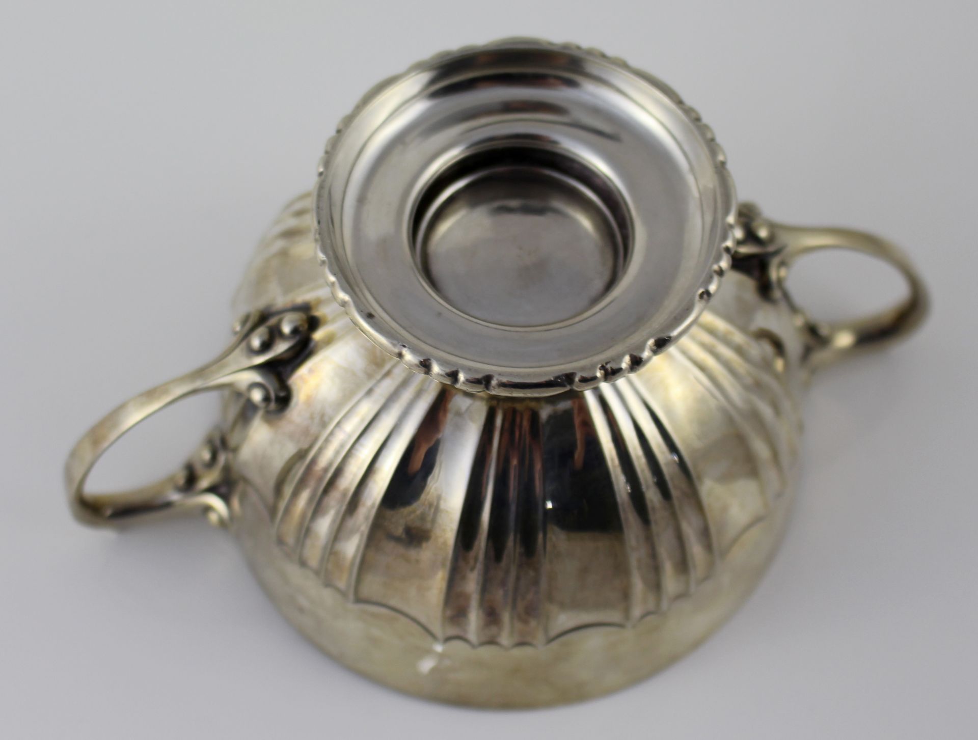 Edwardian Two Handled Hallmarked Silver Bowl London 1903 - Image 4 of 4