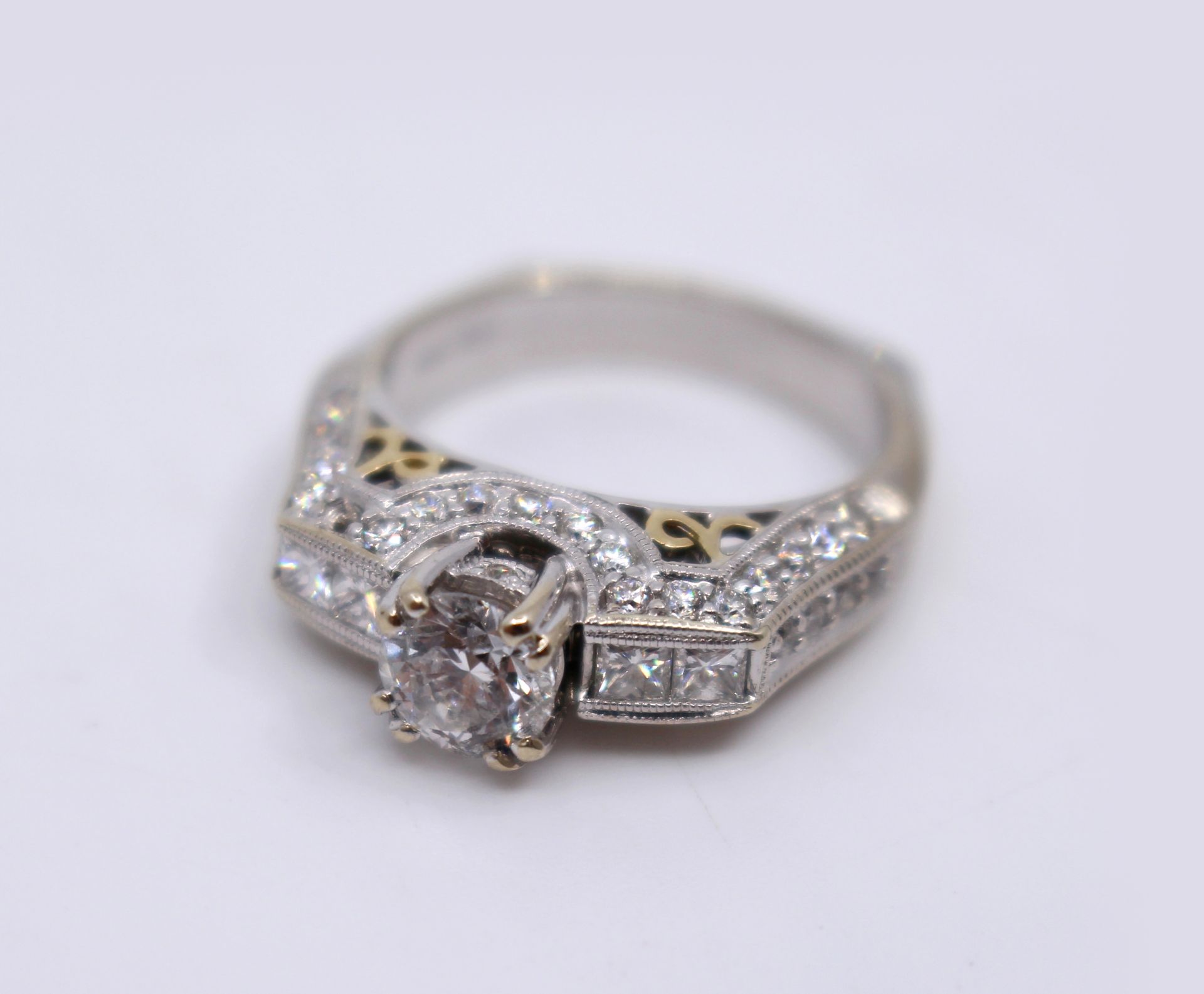 1.53 Carat Diamond Ring White Gold - Image 4 of 4