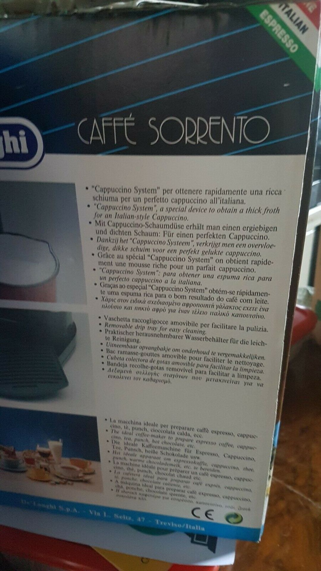 DeLonghi Caffe Sorrento Espresso and Cappuccino Maker - Image 3 of 4