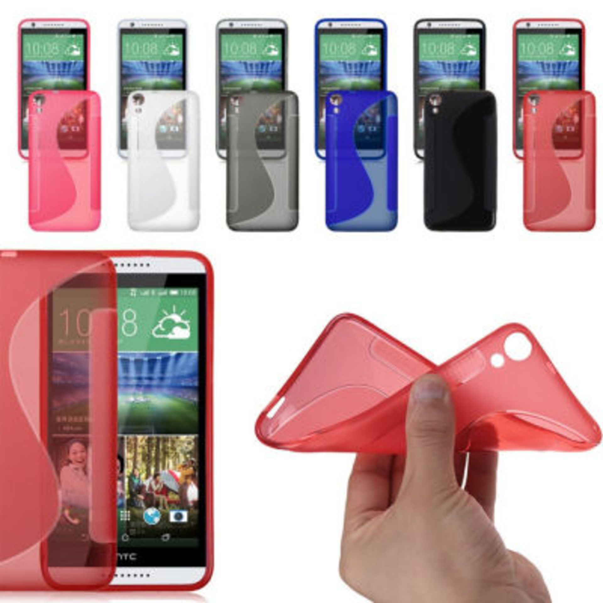 Joblot of 200 Silicone S-Line TPU Rubber Gel Wave Thin Grip Protective Case Cover for Various Mobile - Image 2 of 3