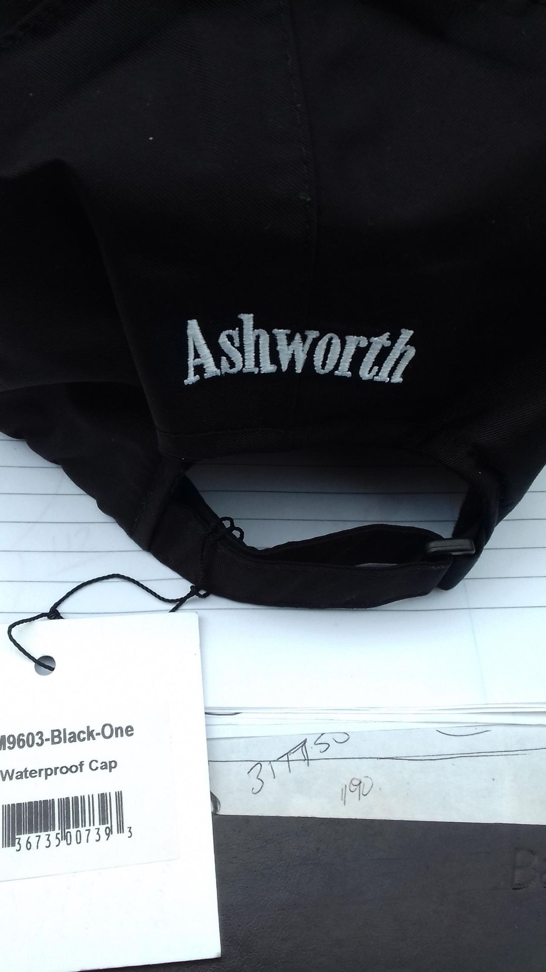 Ashworth Waterproof Golf Caps