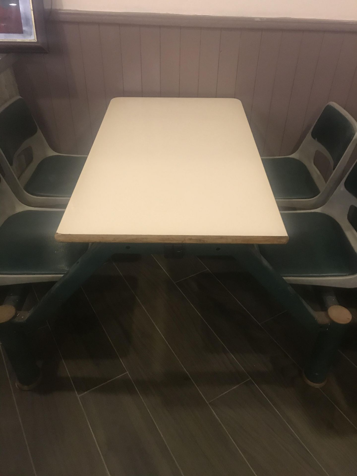 Restaurant table and chairs