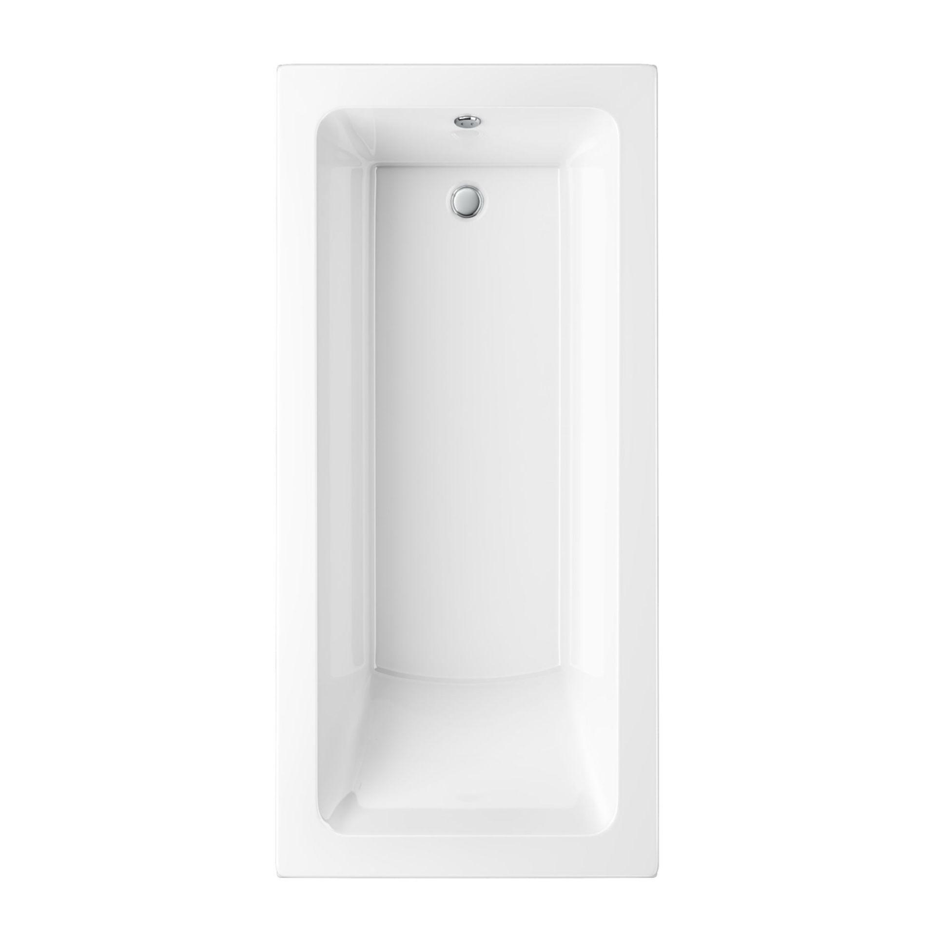 (Z45) 1600x750mm Square Single Ended Bath. COMES COMPLETE WITH SIDE PANEL. Manufactured in the ... - Image 2 of 3