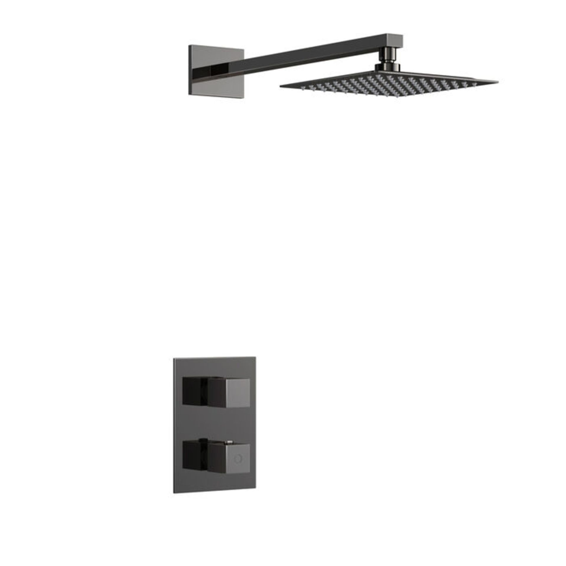 (Z9) Black Nickel Shower Head & Mixer Valve. RRP £399.99. Constructed from solid stainless ste... - Image 4 of 4