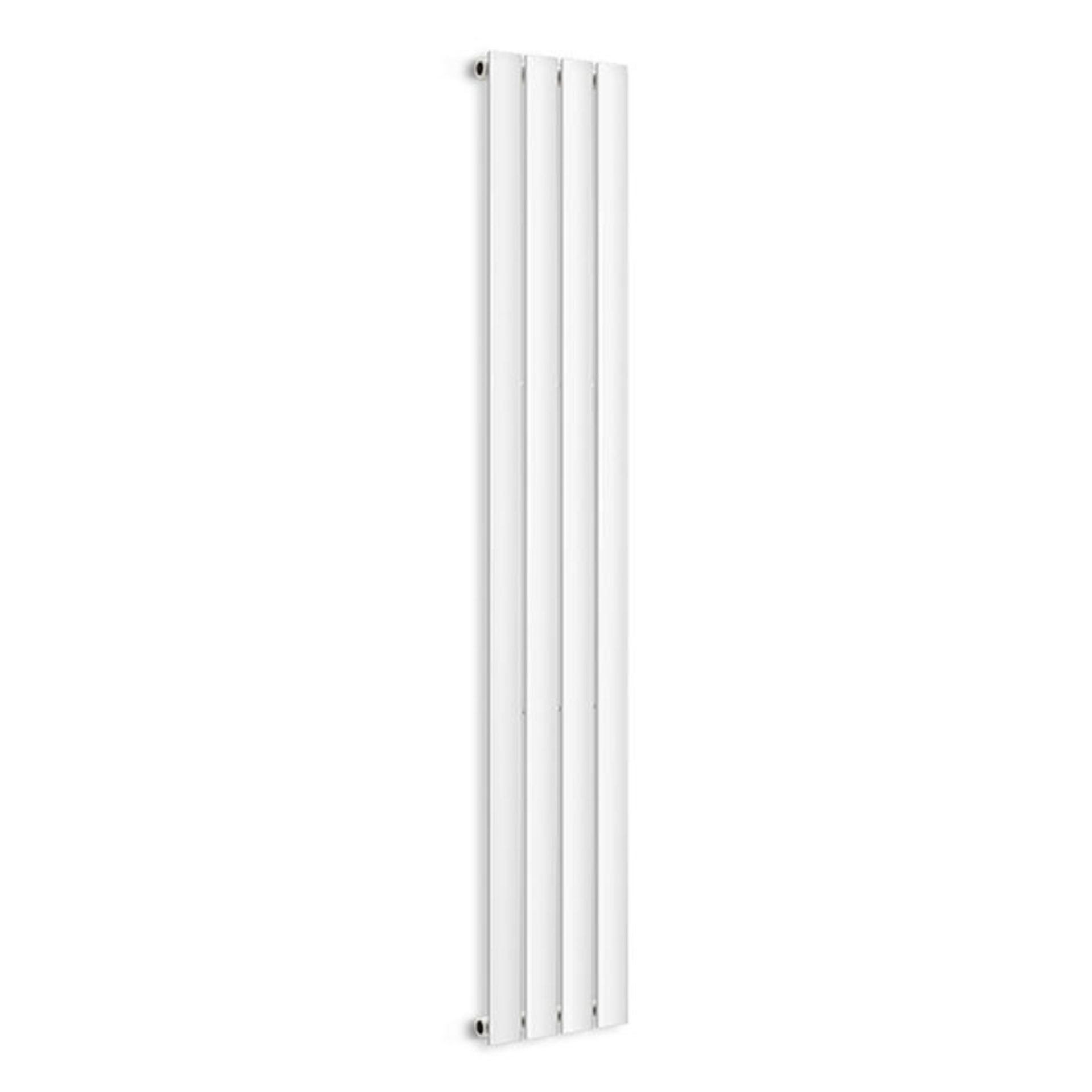 (QW124) 1800x300mm White Panel Vertical Radiator. RRP £219.00. Made from low carbon steel with a