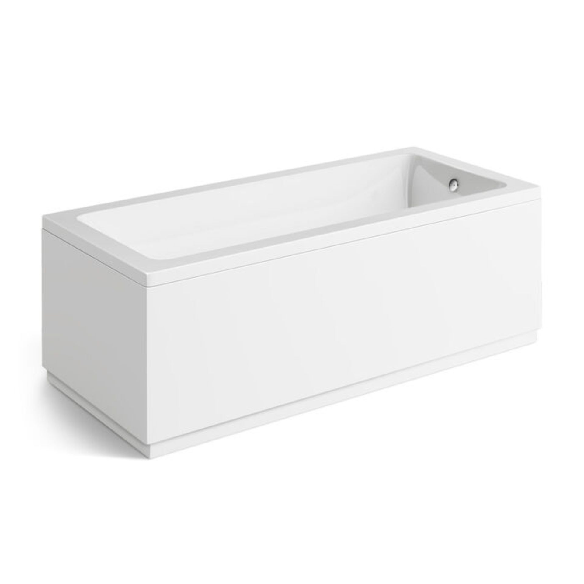 (Z215) 1400x700mm Square Single Ended Bath. Manufactured in the UK Sanitary grade cell cast re... - Image 3 of 3