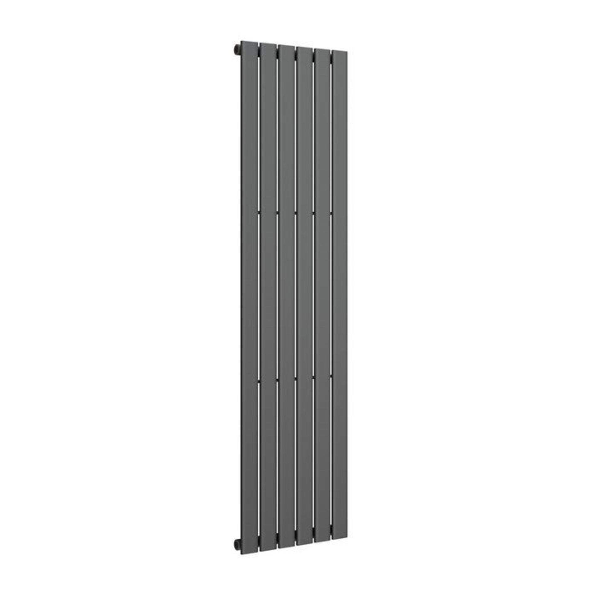 1800x480mm Anthracite Single Flat Panel Vertical Radiator. RRP £464.99. Made with low carbon ... - Image 5 of 5