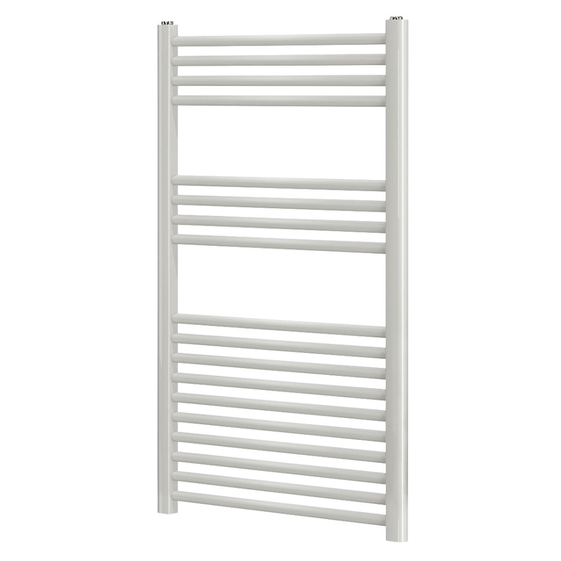 (AD121) 1000 X 600MM BLYSS TOWEL RADIATOR WHITE. High quality steel construction with powder-