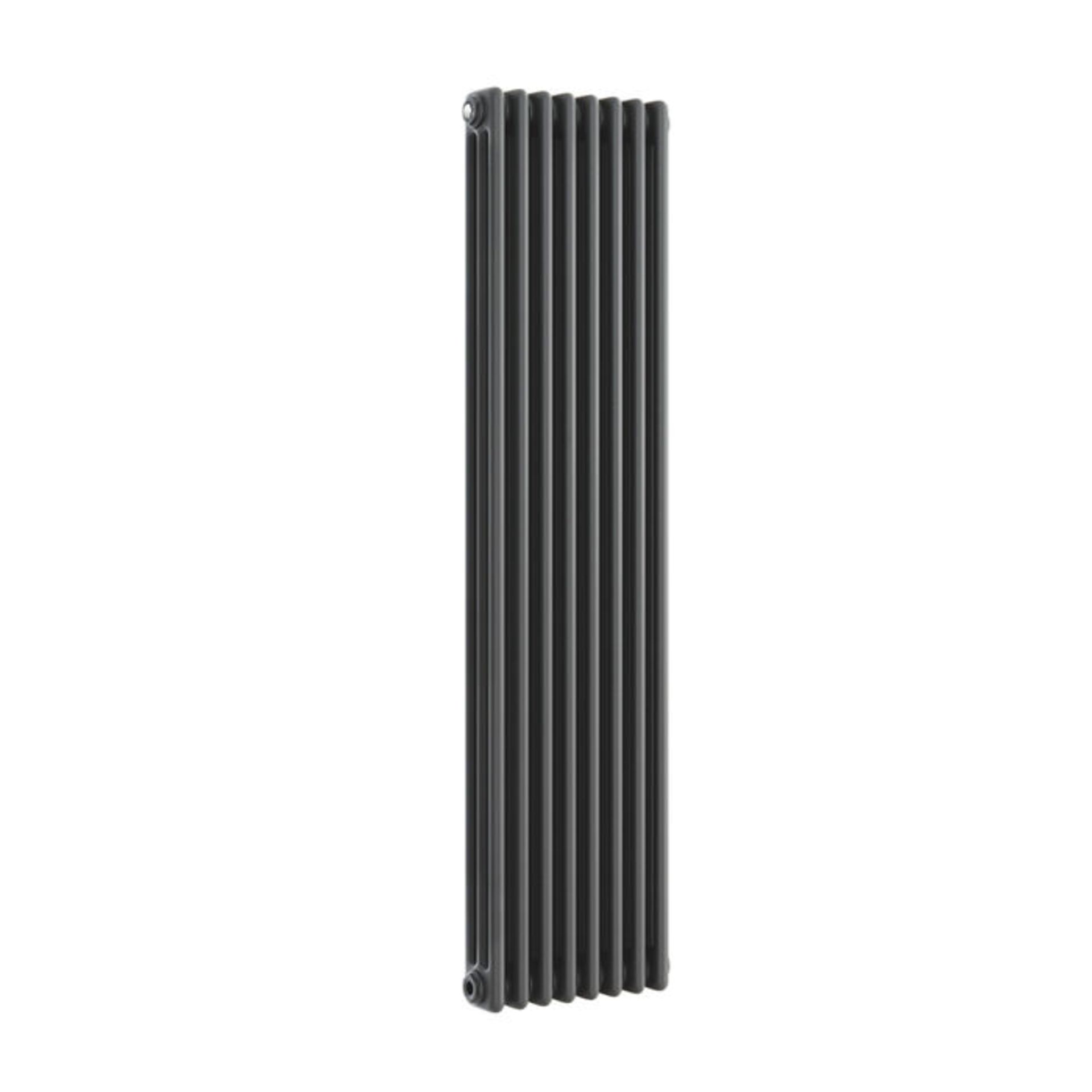 (TT24) 1500x380mm Anthracite Triple Panel Vertical Colosseum Traditional Radiator. RRP £329.99... - Image 4 of 4