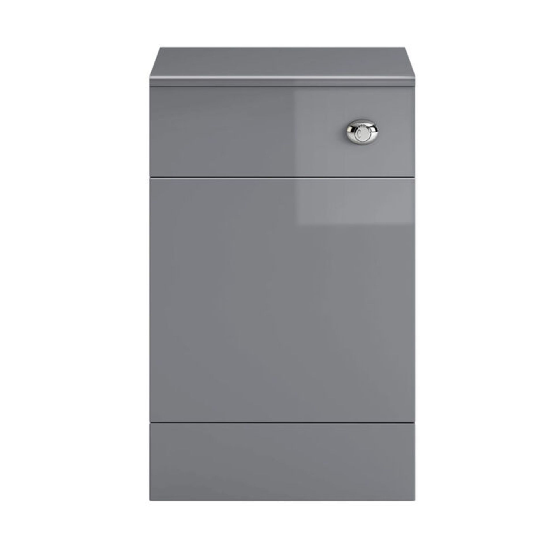 (AA33) 500mm Harper Gloss Grey Back To Wall Toilet Unit. RRP £234.99. Our discreet unit clever... - Image 4 of 4