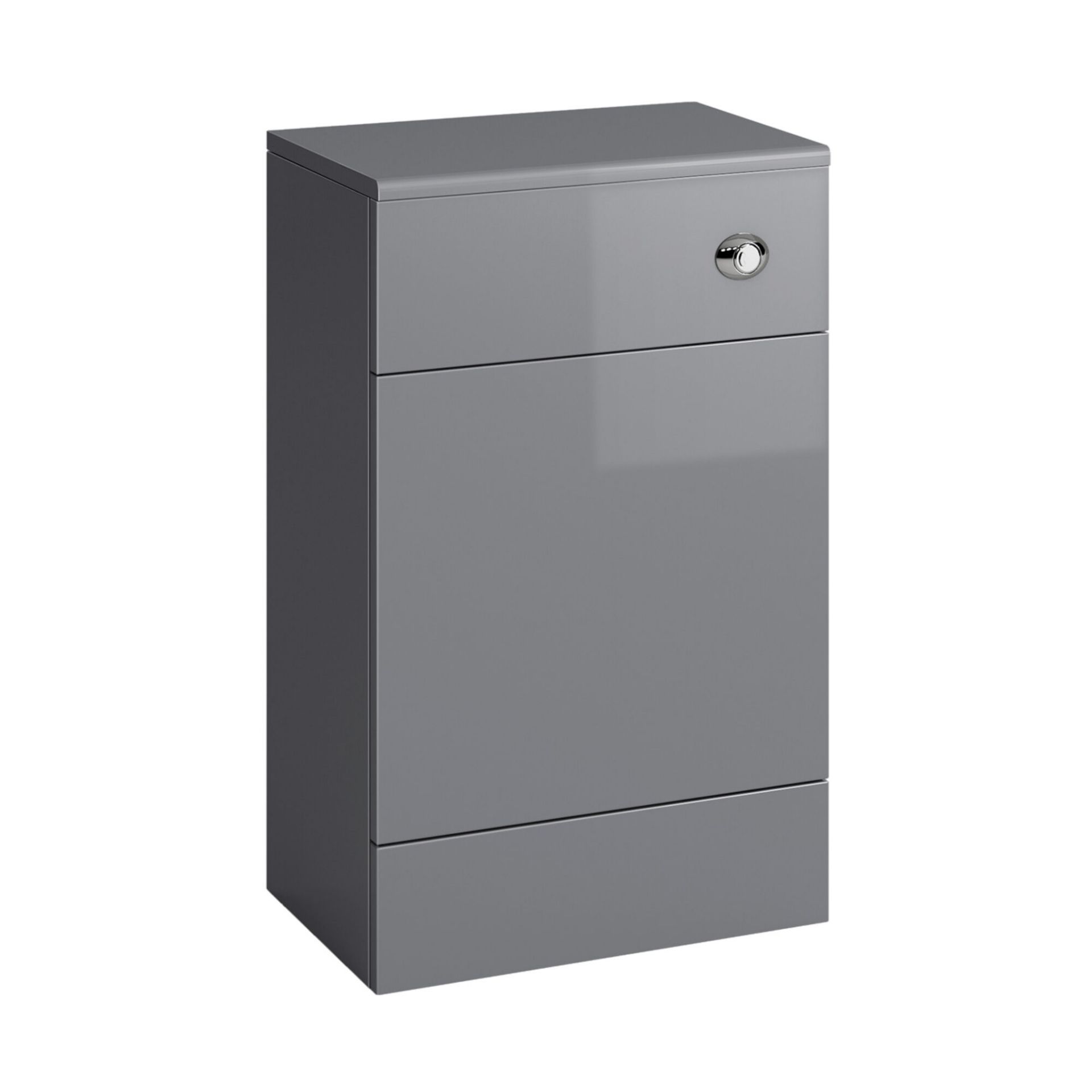 (AA33) 500mm Harper Gloss Grey Back To Wall Toilet Unit. RRP £234.99. Our discreet unit clever... - Image 2 of 4