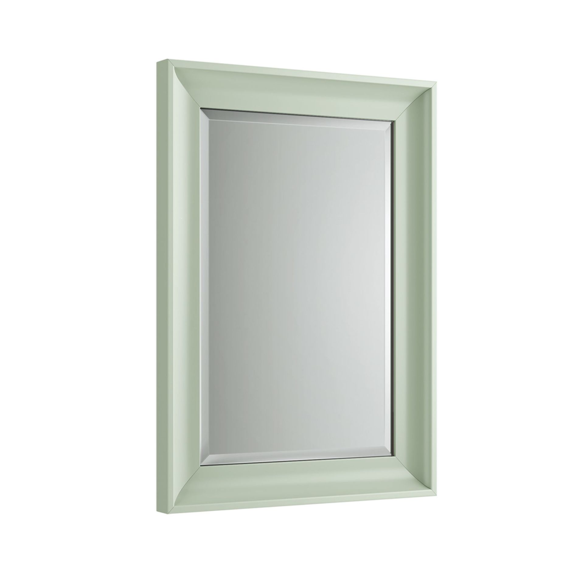 (AA118) 700x500mm Melbourne Garden Sage Framed Mirror Adds a funky, stylish look to your bathr...