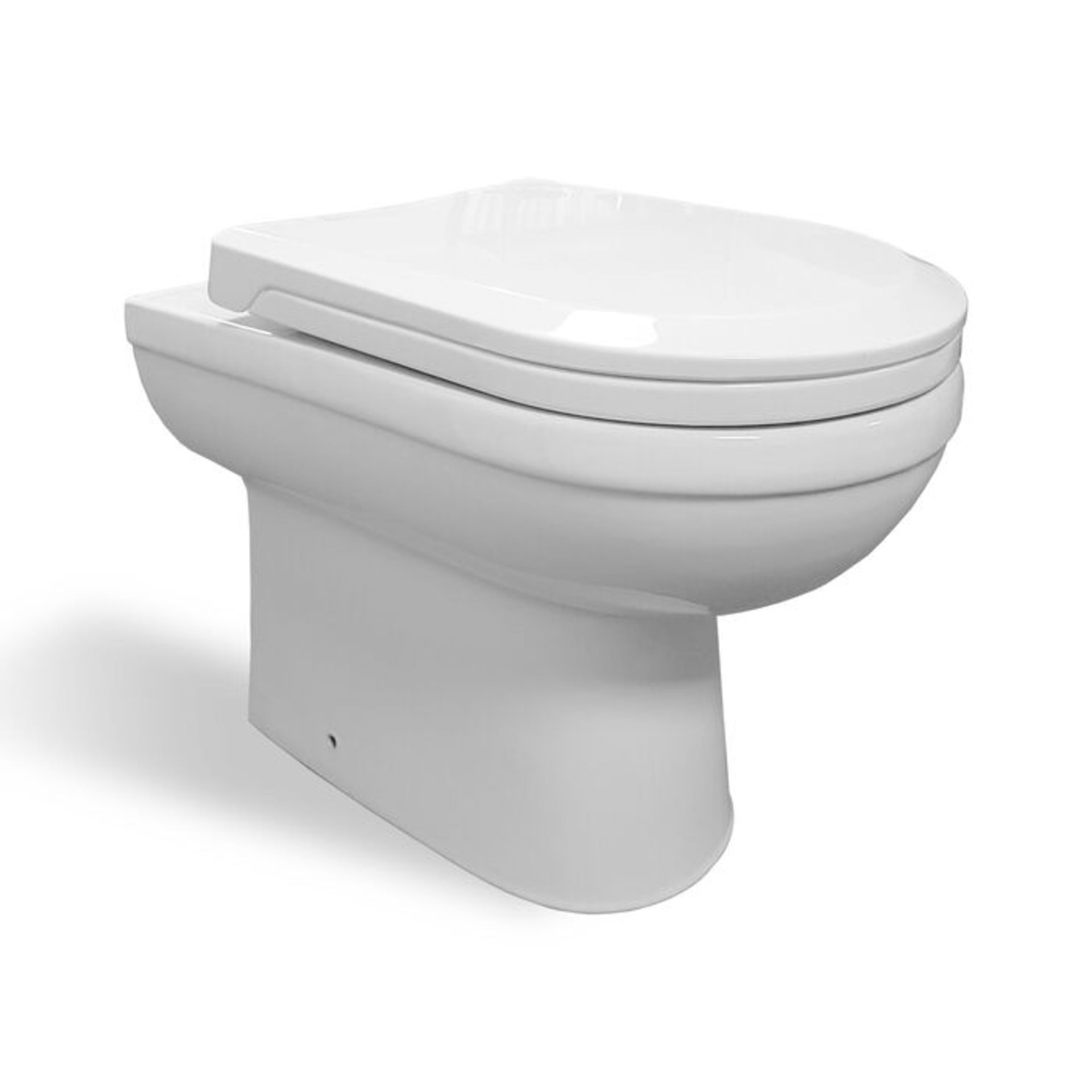 (CC74) Sabrosa II Back To Wall Toilet with Soft Close Seat Made from White Vitreous China and ... - Image 3 of 3