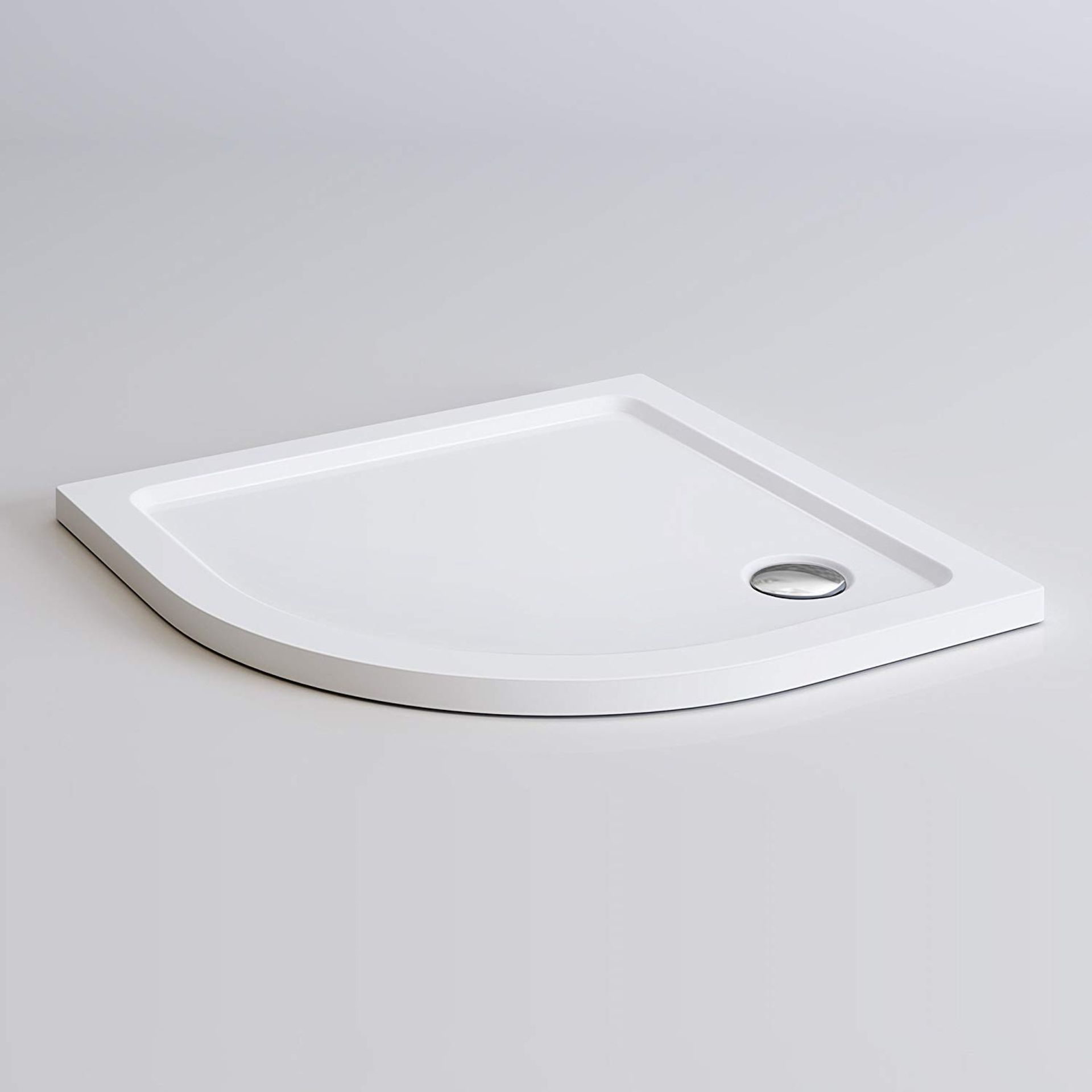 (H40) 900 x 900 mm Low Level Quadrant Shower Enclosure Lightweight Acrylic Tray.Slimline low pr...