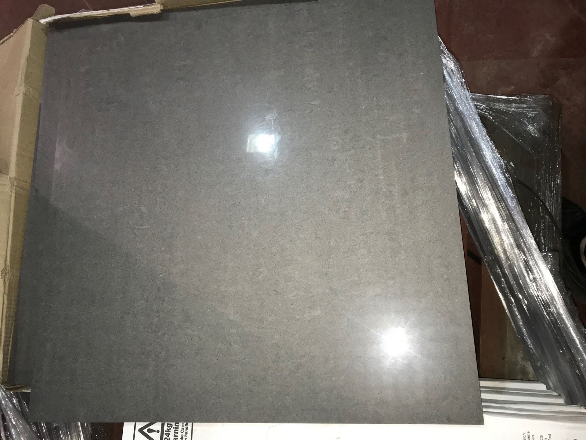 (QQ7) 7m2 Anthracite Unglazed Porcelain Floor tile. ... - Bild 4 aus 4