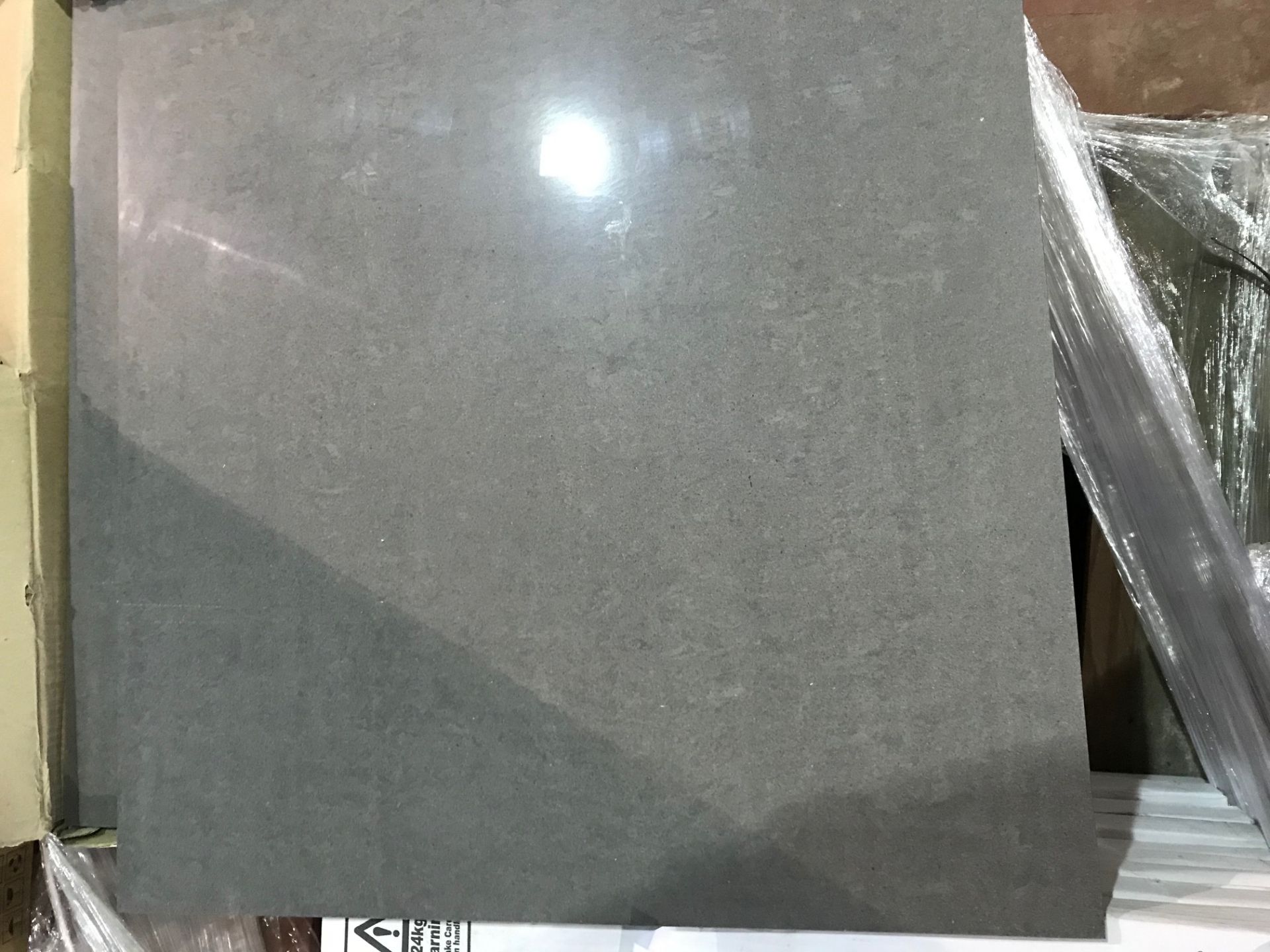 (QQ7) 7m2 Anthracite Unglazed Porcelain Floor tile. ... - Image 3 of 4