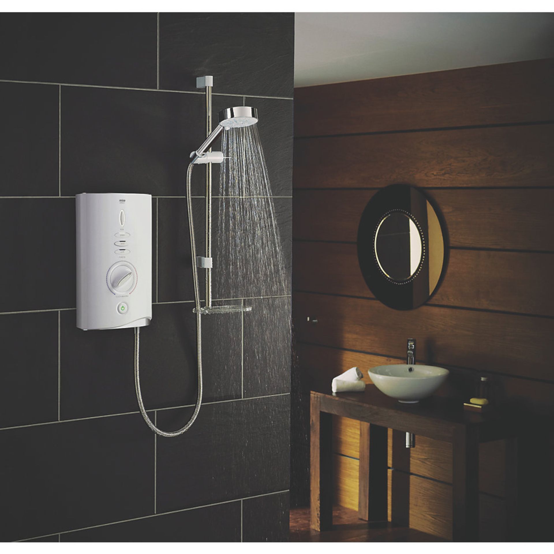 (QQ9) Mira Sport Max with Airboost (10.8kW). RRP £469.99. A world first for electric showers. ...