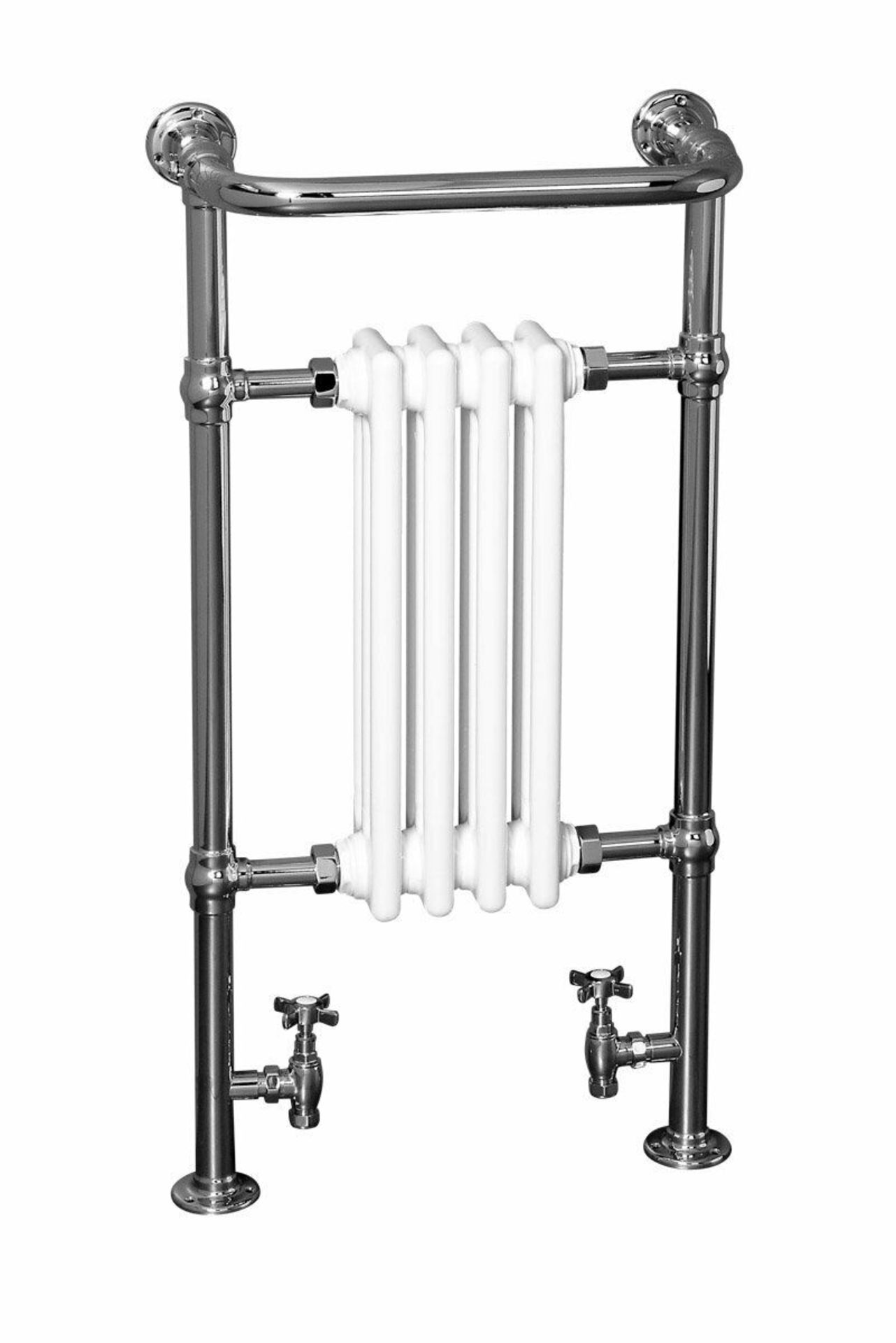 (QQ18) 940x479mm Large Traditional White Premium Towel Rail Radiator. RRP £449.99. We love thi... - Image 3 of 3