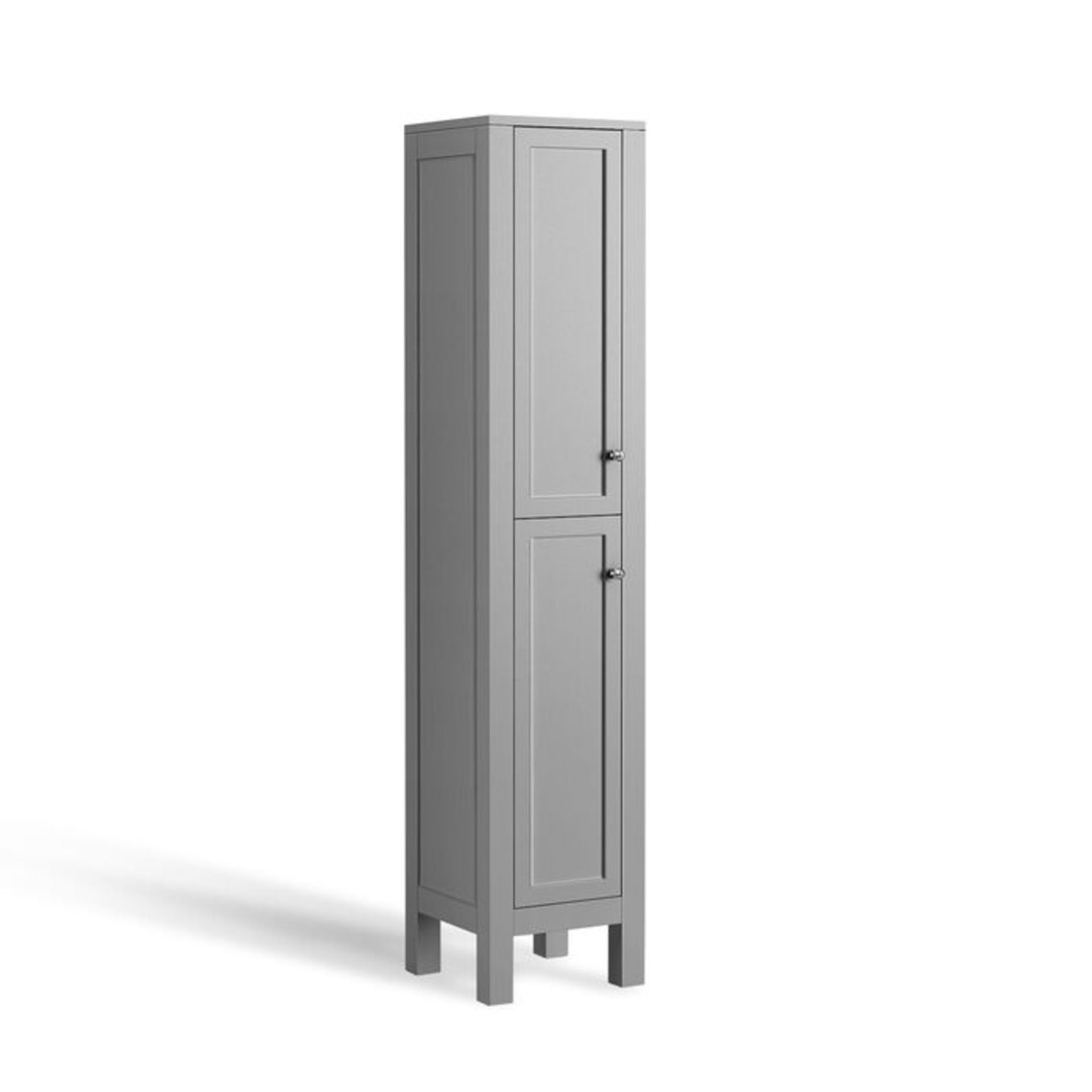 (QQ8) 1600mm Melbourne Grey Tall Storage Unit - Floor Standing. RRP £399.99. Providing a pract... - Image 4 of 4