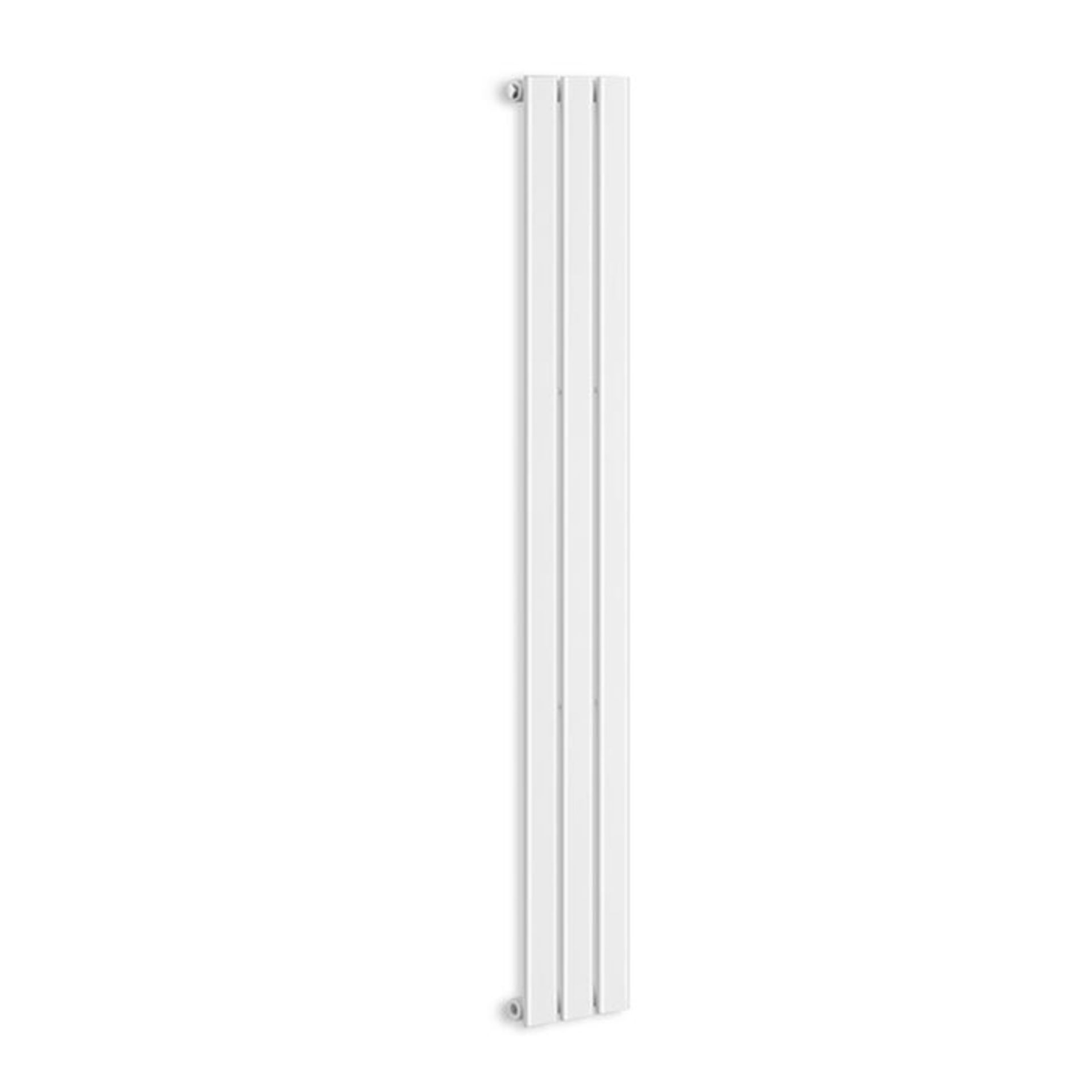 (MC199) 1600x228mm White Panel Vertical Radiator. RRP £209.00. Made from low carbon steel with a