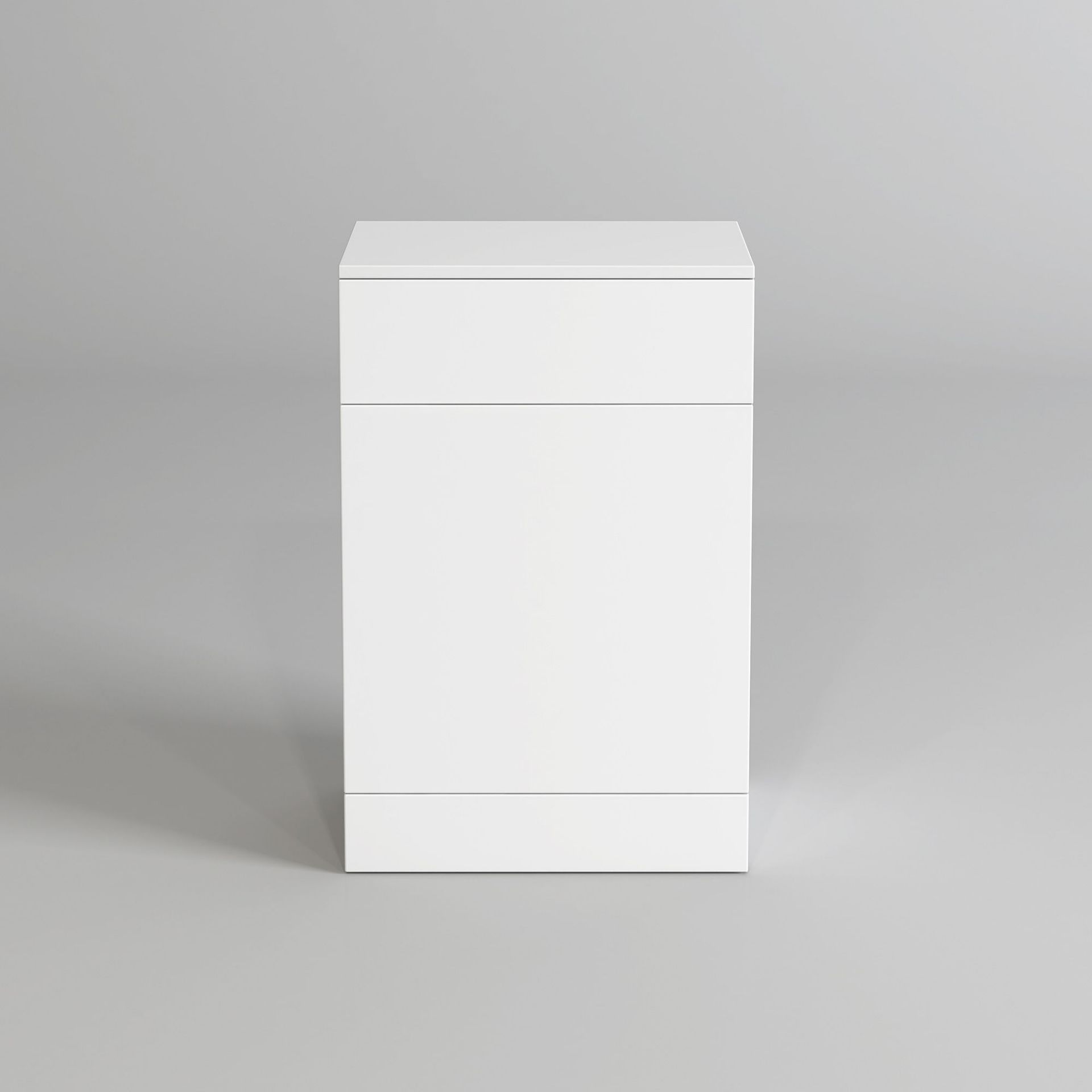 (H113) 300mm Blanc Matte White Back To Wall Toilet Unit. RRP £199.99. Engineered with everyday...