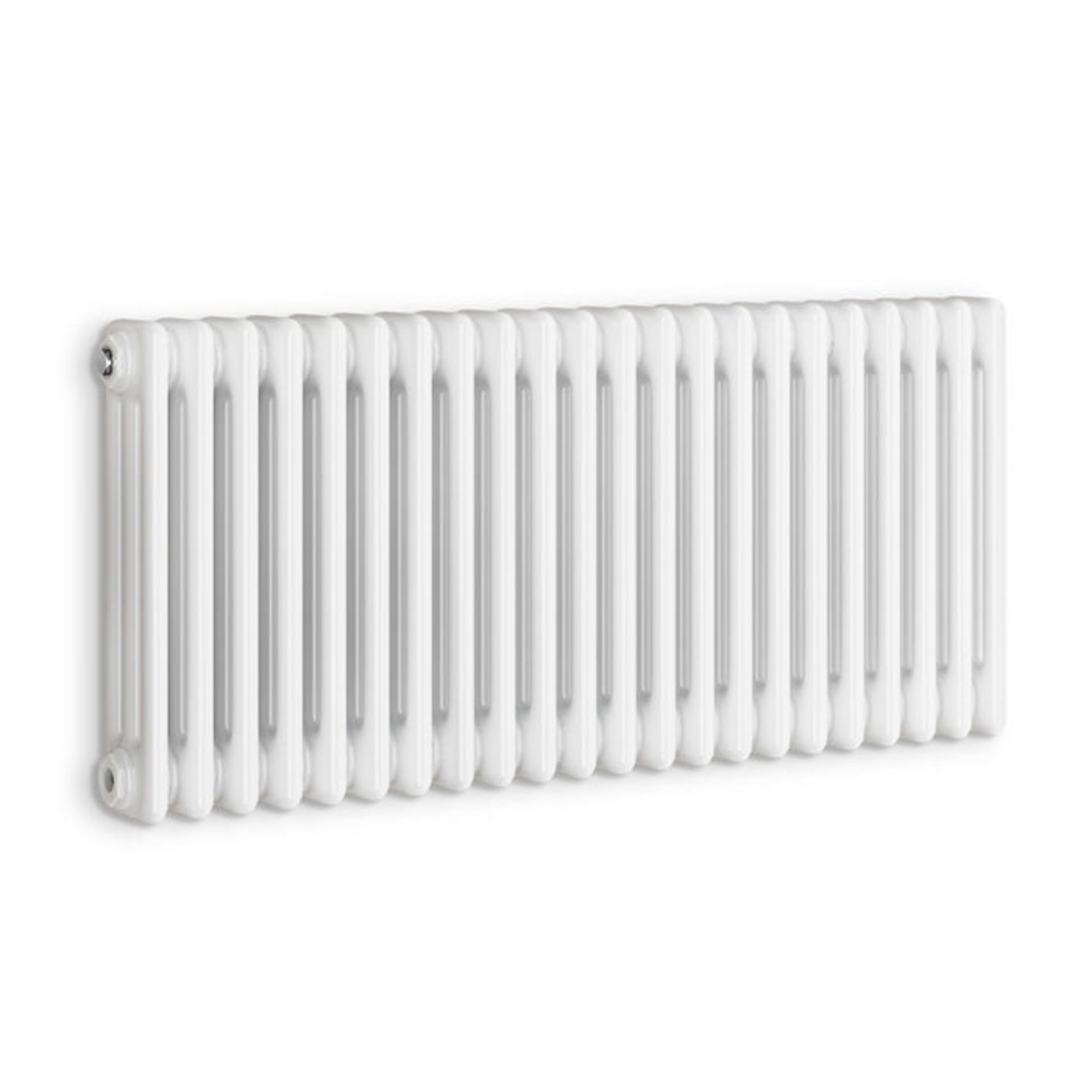 (CC88) 600x1042mm White Double Panel Horizontal Colosseum Traditional Radiator. RRP £567.99. ... - Image 2 of 2