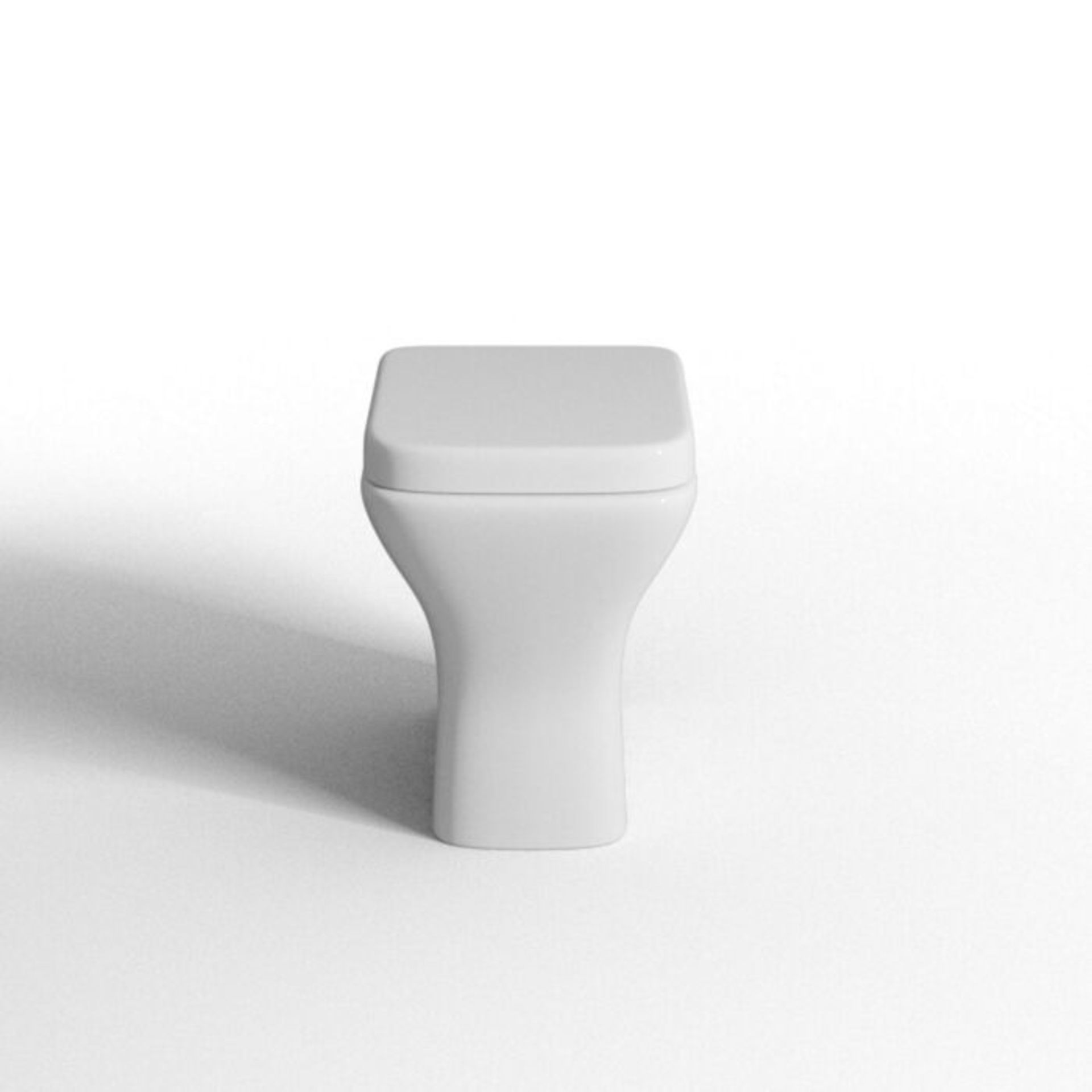 (H56) Zen Back to Wall Toilet Our Zen back to wall toilet is made from white, vitreous china. ... - Image 2 of 2