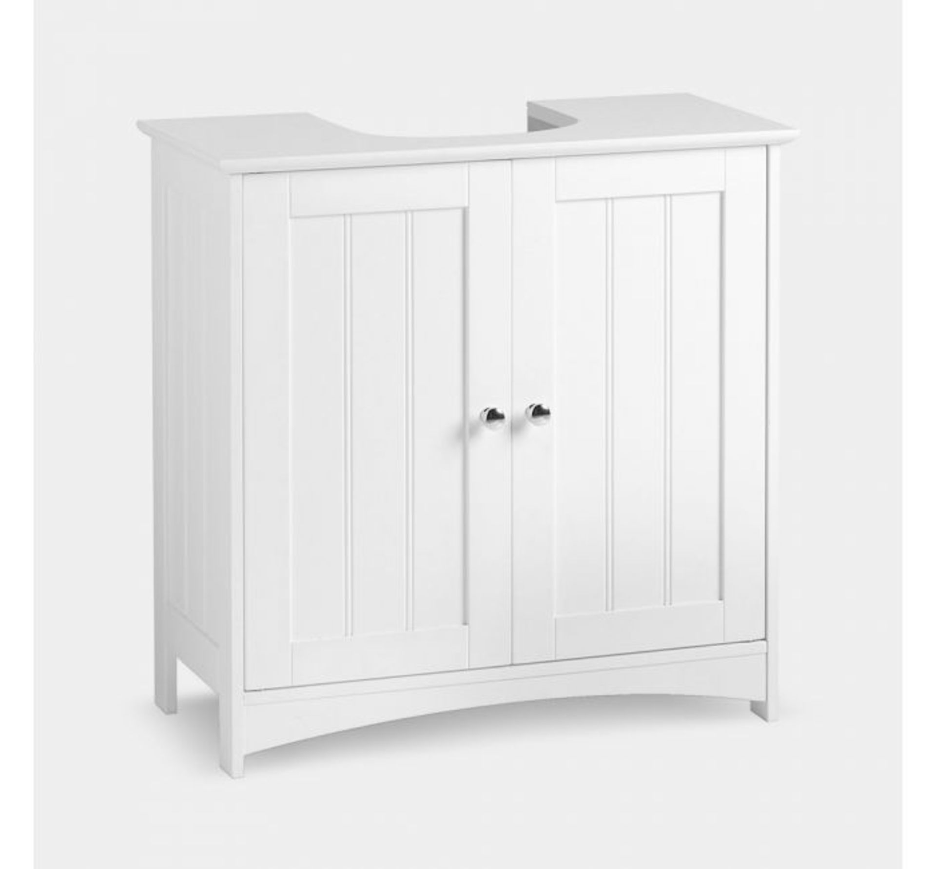 (JL40) Colonial Under Basin Cabinet MDF with chrome handles Water resistant & easy to clean ... - Image 2 of 4