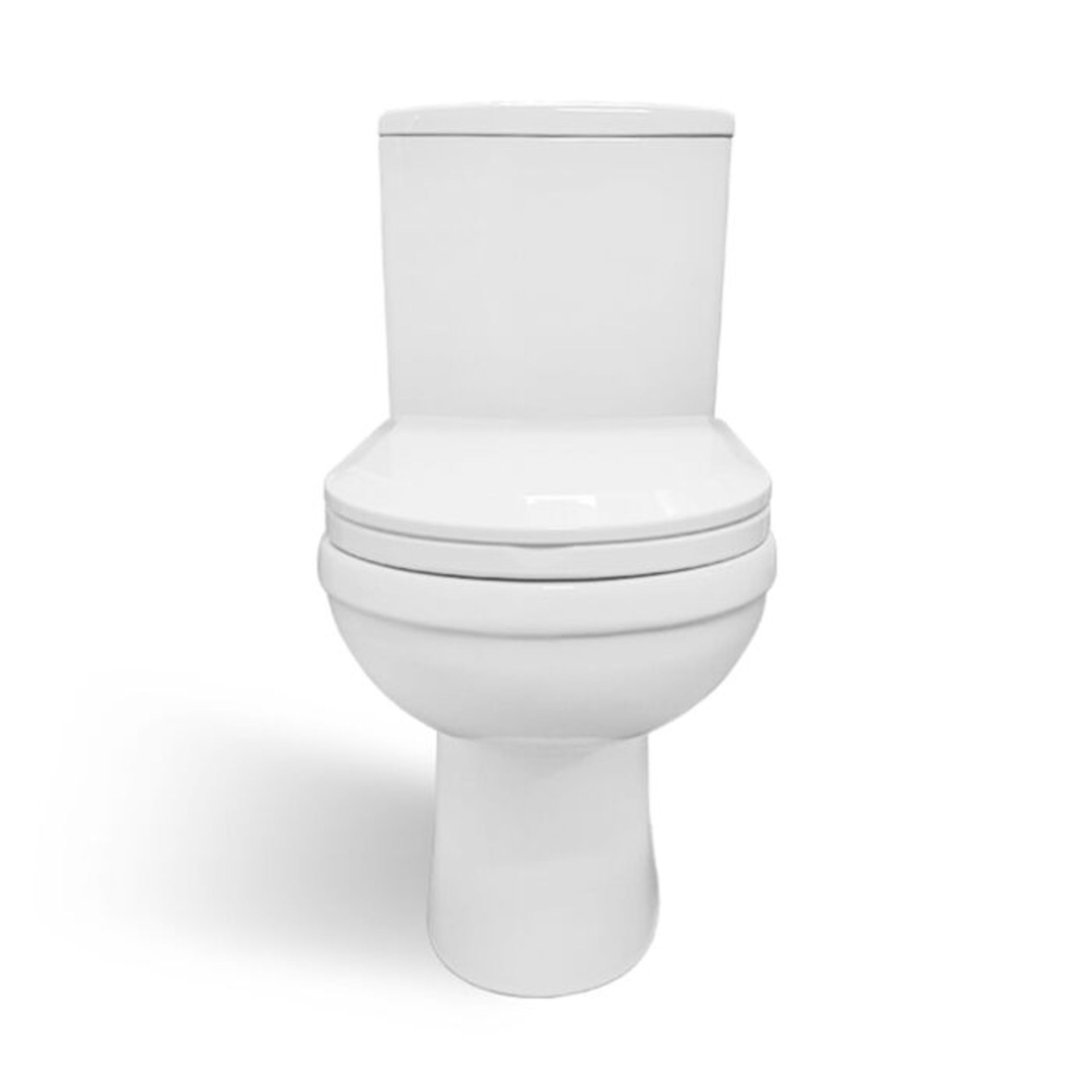 Sabrosa II Close Coupled Toilet & Cistern with Soft Close Seat Made from White Vitreous China ... - Image 3 of 4