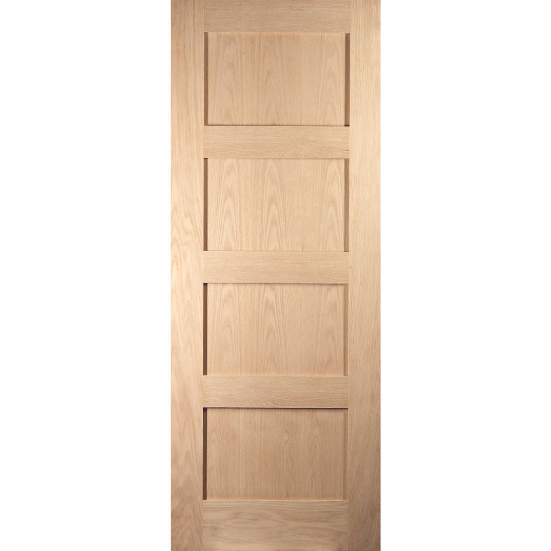 (JL14) Maple Shaker 4 panel Internal Door 1981mmx762mmx35mm. RRP £199.99. Maple veneer finish,...