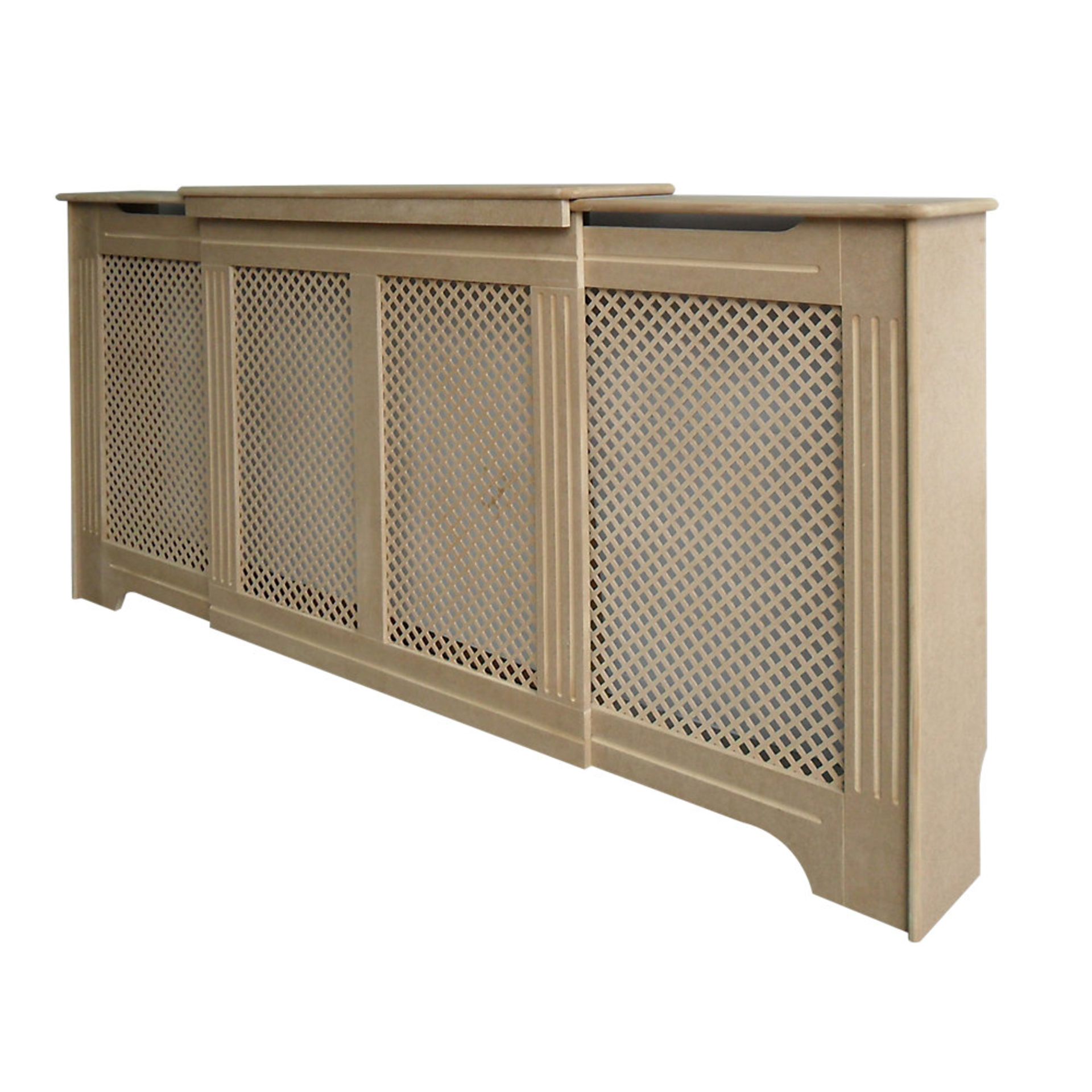 (JL71) 1425-1995 X 235 X 936MM VICTORIAN ADJUSTABLE RADIATOR CABINET UNFINISHED. RRP £99.99. ...