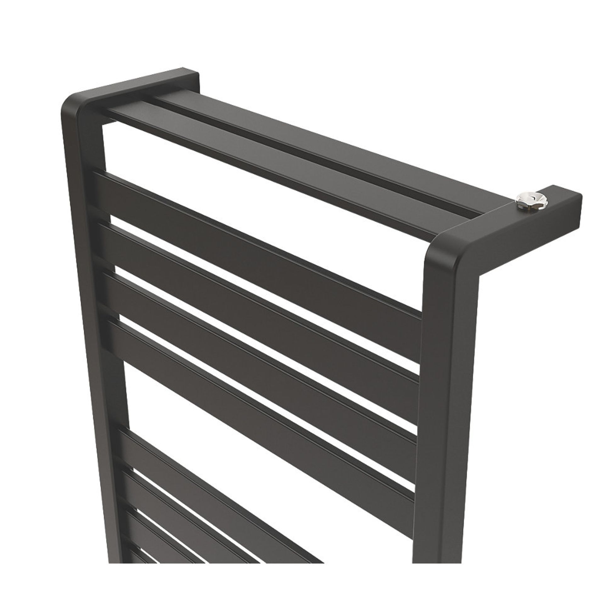 (JL21) 1300x500mm LORETO VERTICAL WATER TOWEL WARMER ANTHRACITE. RRP £269.99. Innovative 'C... - Image 3 of 3