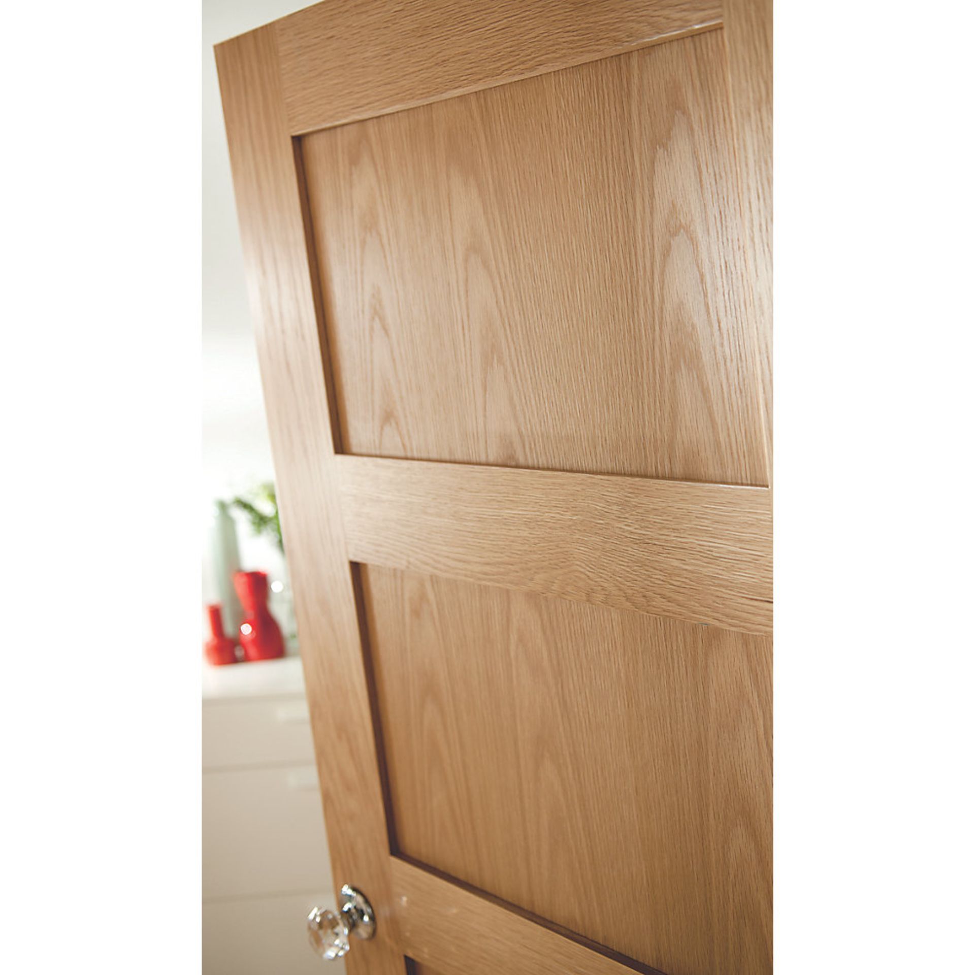 (JL14) Maple Shaker 4 panel Internal Door 1981mmx762mmx35mm. RRP £199.99. Maple veneer finish,... - Image 3 of 4