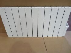 (QP85) 1100x570mm Electric White Double Flat Panel Horizontal Radiator. RRP £299.99. Our enti... (