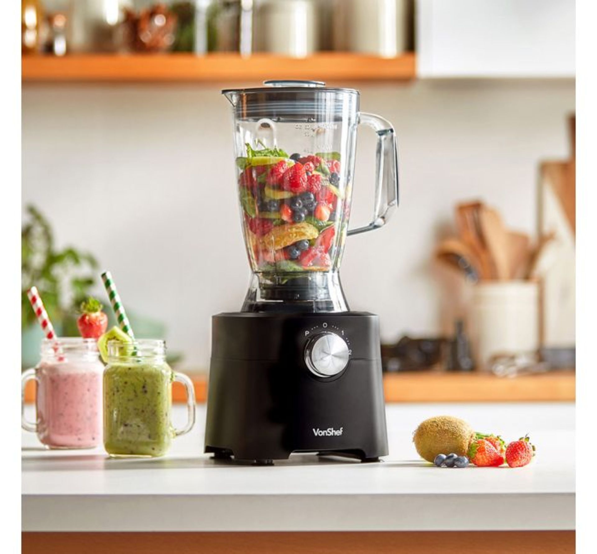 (JL76) 750W Food Processor Chop, mix, shred, slice, juice, grate, make dough or liquidise - Image 5 of 6