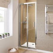 (MC34) 900mm - 6mm Elements EasyClean Bifold Shower Door. RRP £299.99. We love this because