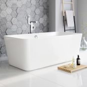 (TP8) 1700mmx845mm Skala Freestanding Bath. RRP £1,549.99. Visually simplistic to suit any b...  (