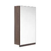 (RK190) Ardesio Single door Mirror cabinet. 2 Adjustable shelves Assembly required - Supplied ...