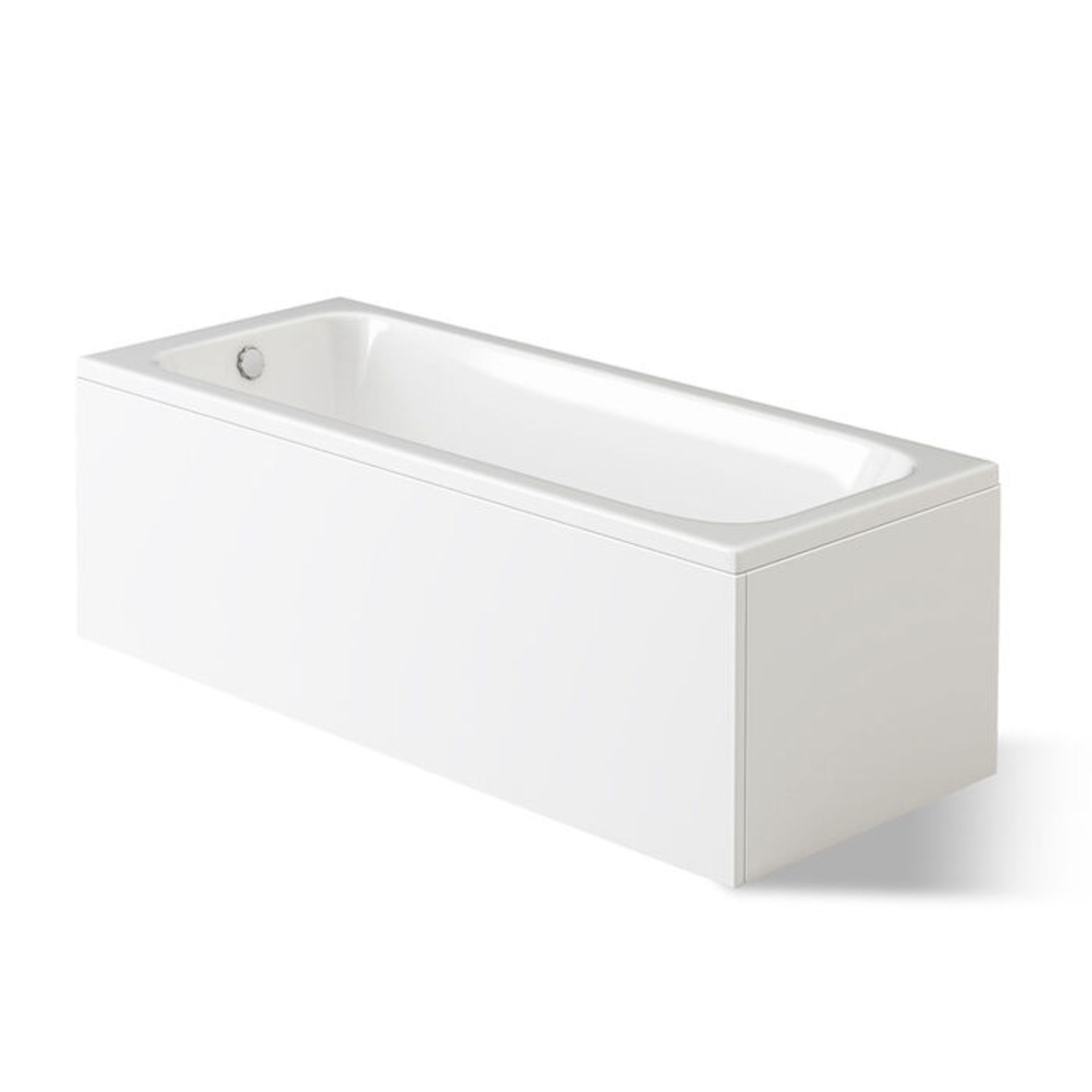 (RR21) 1700x700mm Round Single Ended Bath 1700mm. Length: 1700mm Constructed from high quality... ( - Image 3 of 3