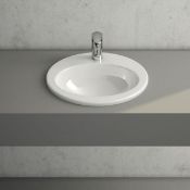(QP220) VitrA S20 Round Inset Basin. RRP £103.99. This VitrA S20 basin has been carefully desi... (