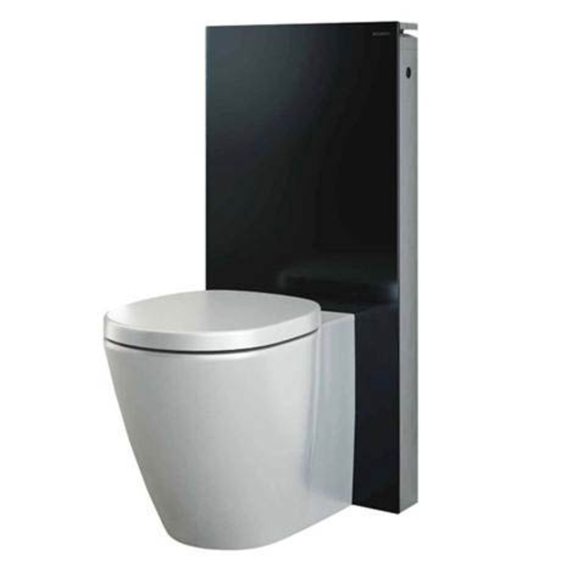 (RR15) Keremag Geberit - WC Unit & Cistern for Floorstanding WC's - Height 101mm - Black/ - Image 2 of 3