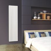 (NV110) 1600x800mm Designer Blaze Double Aluminium Radiator White. RRP £448.99. Elegant, hand-...