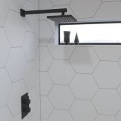 (TT177) Iker Matte Black Shower. RRP £399.99. Manufactured from long lasting materials and a... (