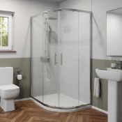 (RR116) 1200mm x 900mm Offset Quadrant Shower Enclosure. RRP £549.99. If you want to upgrade y... (