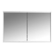 (RR68) Artemis Double door White Mirror cabinet. The featured mirror will not only give the